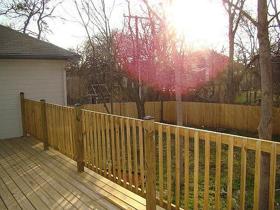 Deck and Back Yard