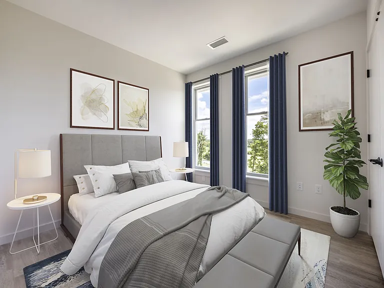 Second Bedroom with Wooded Views