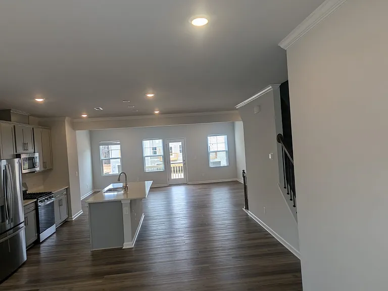 View of second floor from front windows
