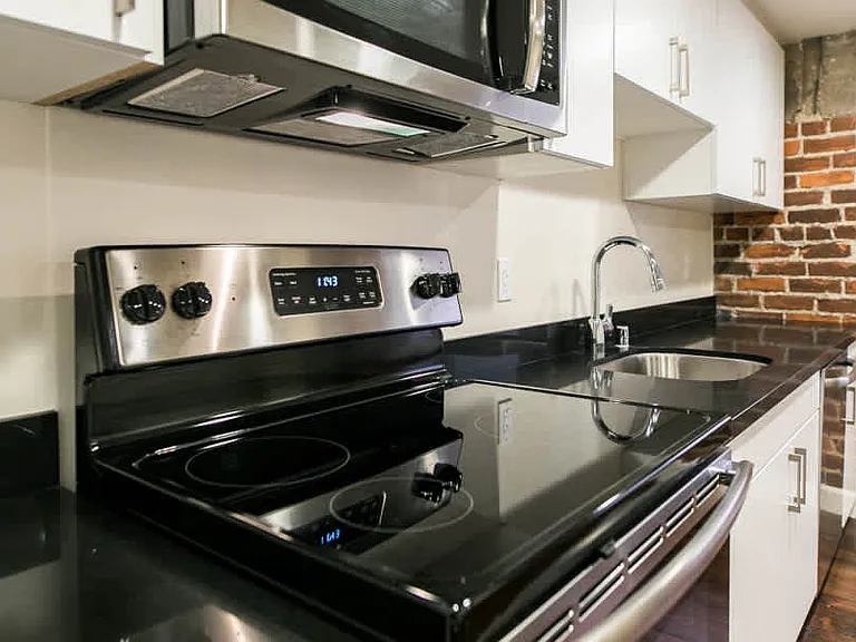Kitchen with Stainless Steel Appliances