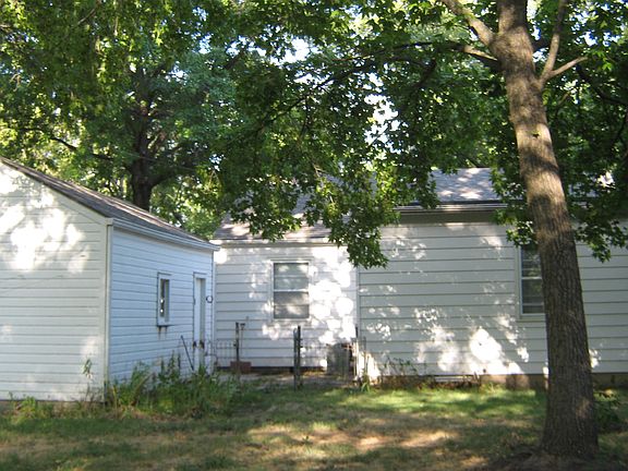 back of house & garage