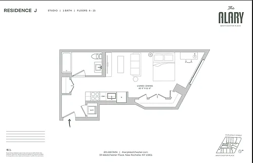 Floor plan 15J