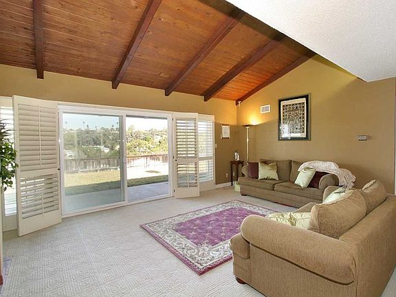 Access to backyard that has vista views forever