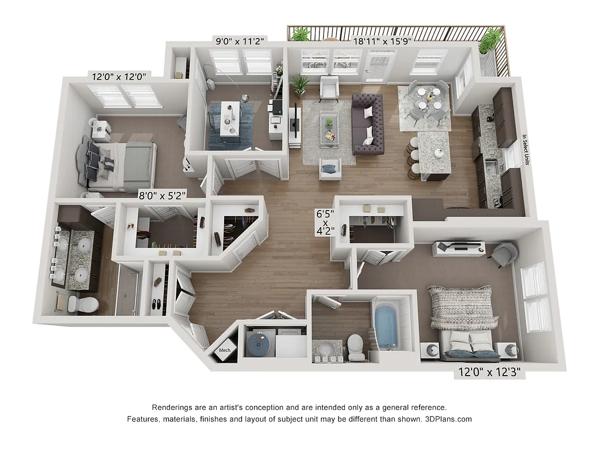 Floor plan 2X2