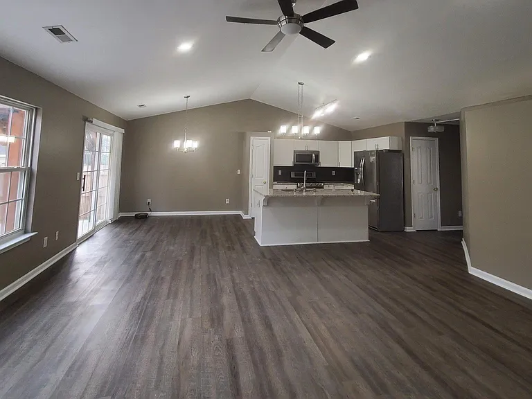Open concept living area