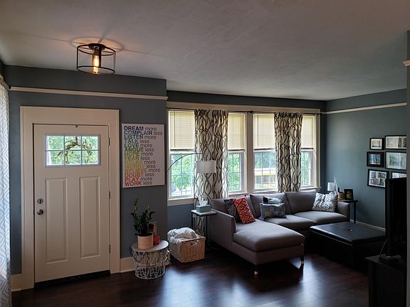 Front door entryway and Living Room