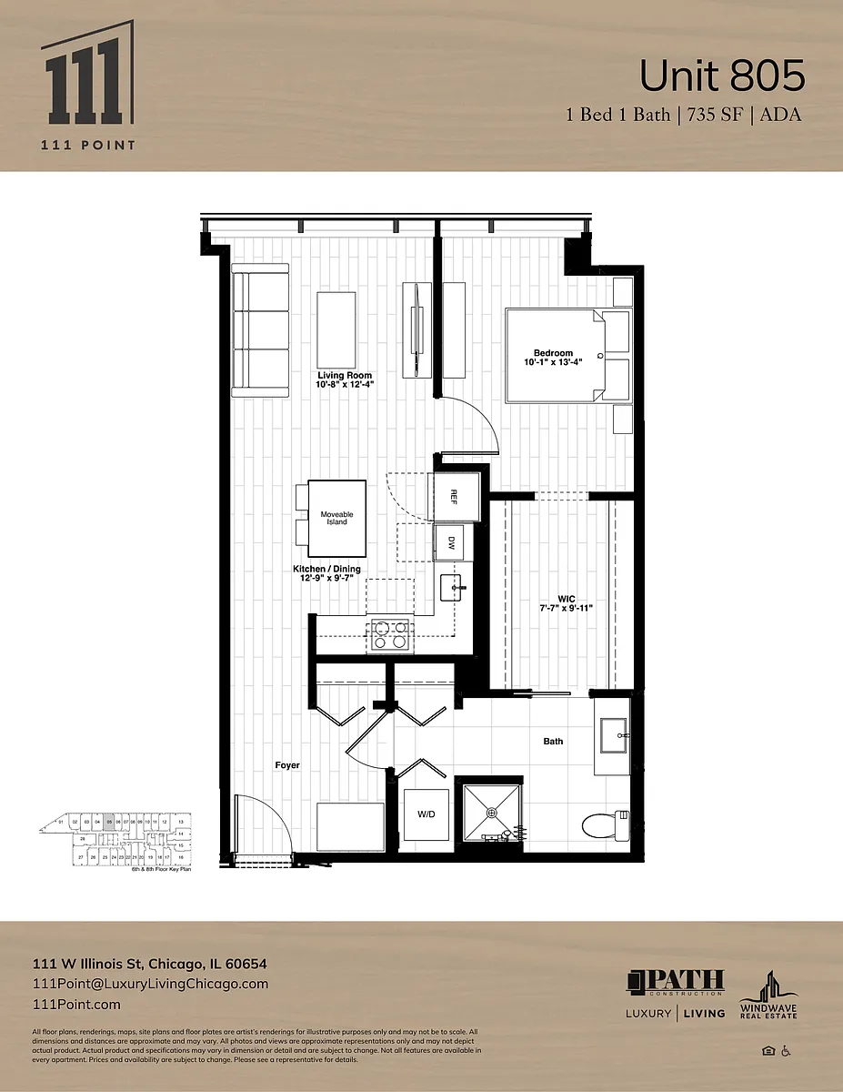 Floor plan 805