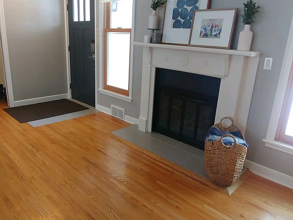 Living room fireplace 