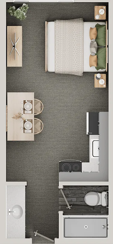Floor plan Studio (M)