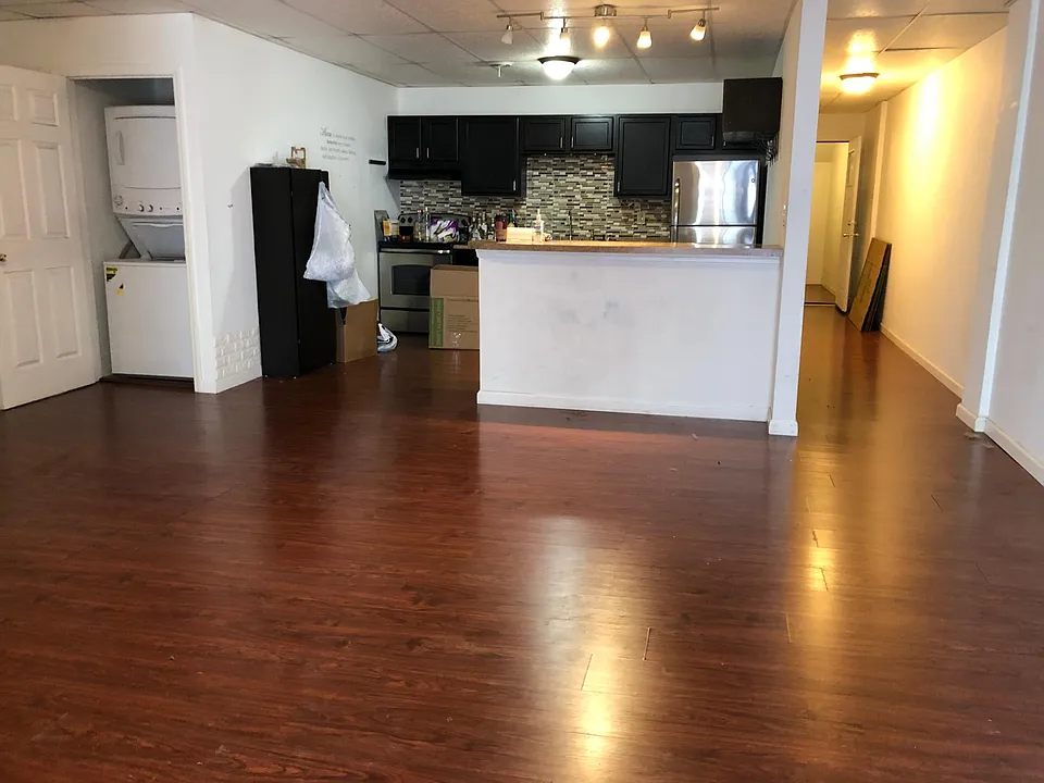 Entrance and kitchen