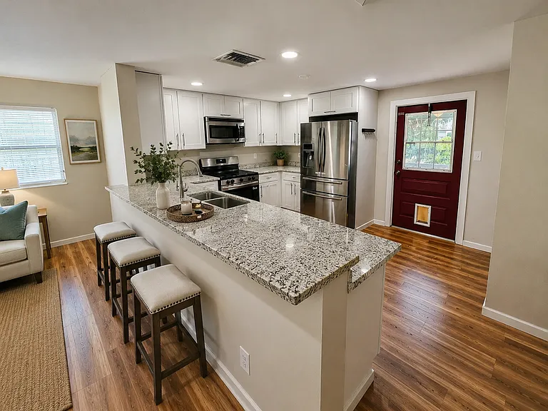 spacious kitchen