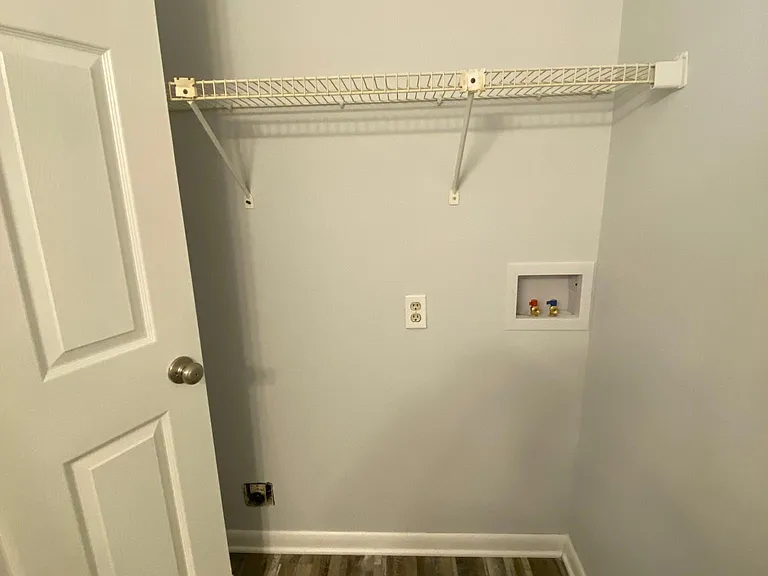 Laundry hook ups