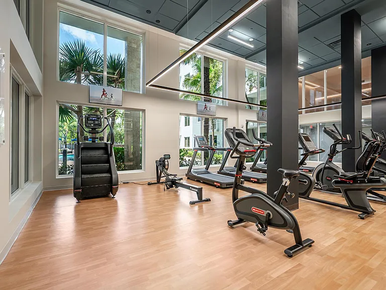 Spacious Gym With Cardio Machines