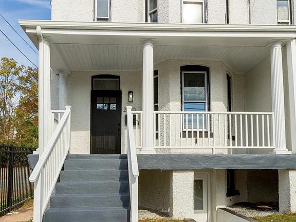 Entrance to basement at bottom right or picture
