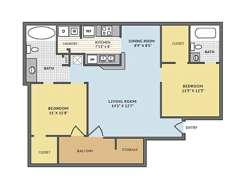 Floor plan Adams