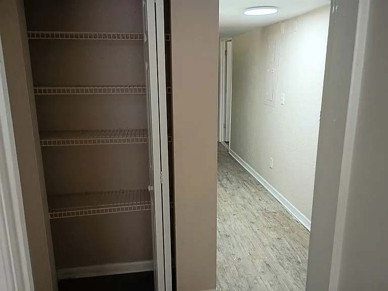 Hallway and closet