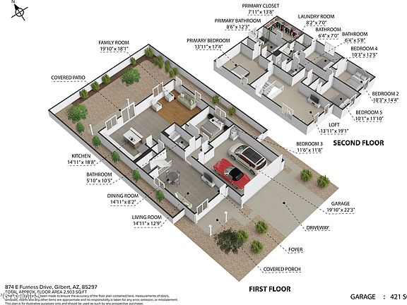 2nd image of 874 E FURNESS Drive