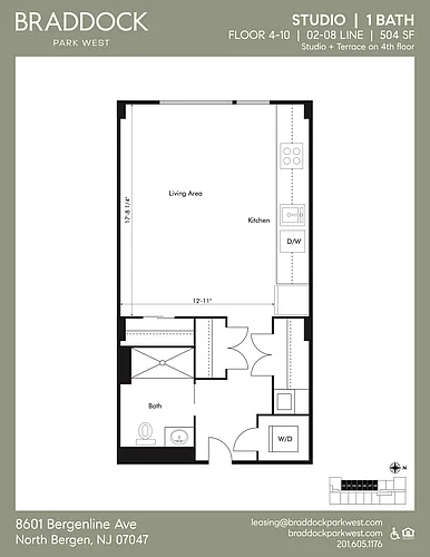 Floor plan Studio