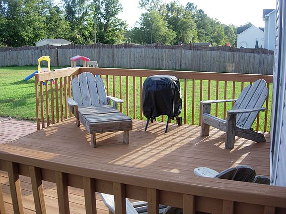Deck and furniture