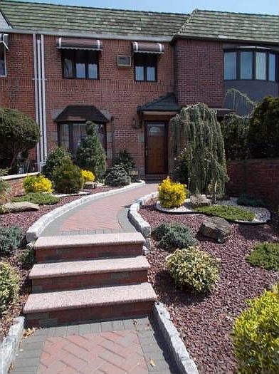 front of property