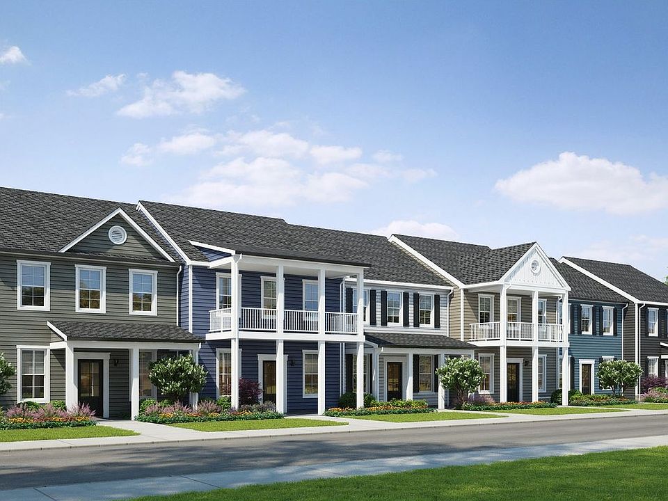 The Fairfax 2story walkout Plan, Westhill Townhomes, Blacksburg, VA