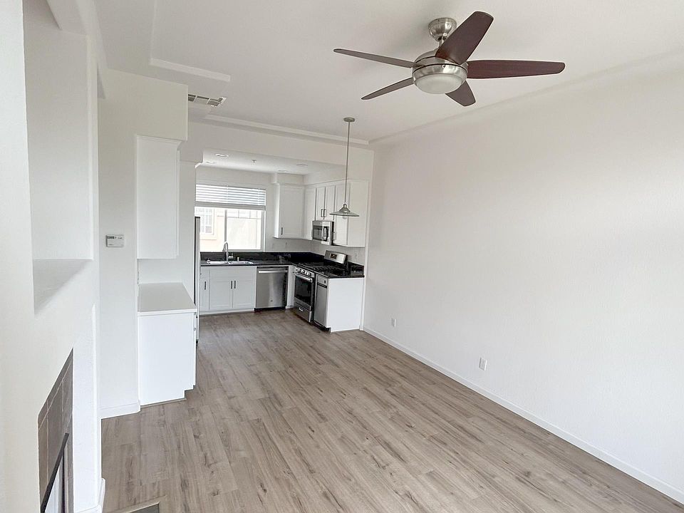 Kitchen and Great Room with Fireplace