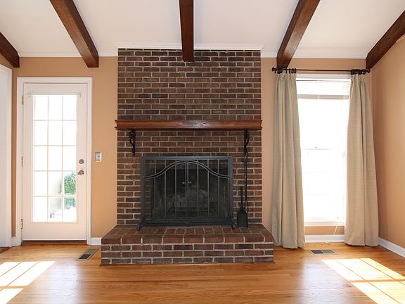 Brick Fireplace
