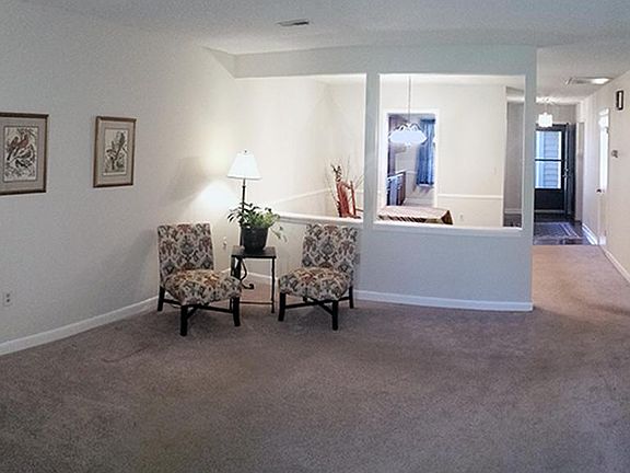 Extra large living area off dining room