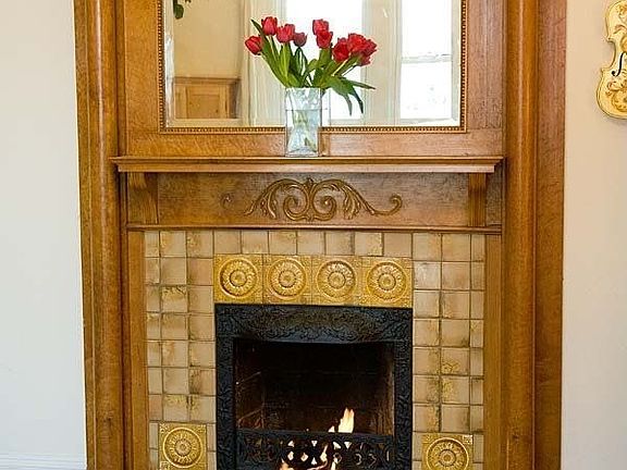 Close up of Fireplace
