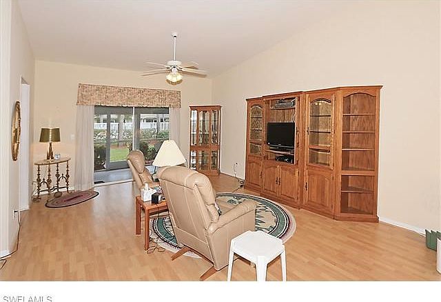 Living Area out to Screened Enclosed Lanai