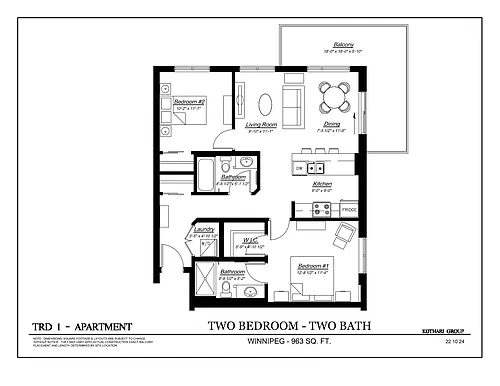 Floor plan Winnipeg