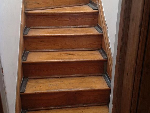 Private Stairs into Apartment