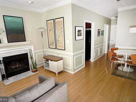 living room and dining area