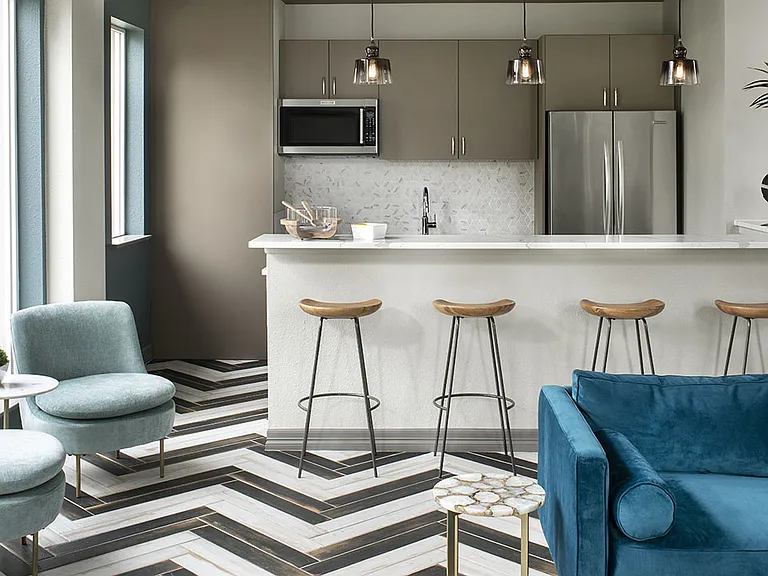 Apartment community Resident Lounge at Sagebrook in Colorado Springs, Colorado.