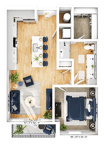 Floor plan A1H