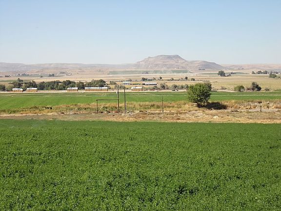 View to west Mitchell Butte