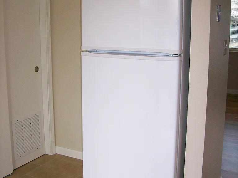 Kitchen Pantry on side of refrigerator not shown.