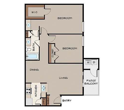 Floor plan The Brooks