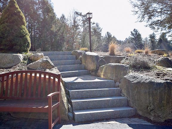 granite steps & walkway