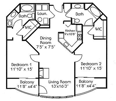 Floor plan 2C
