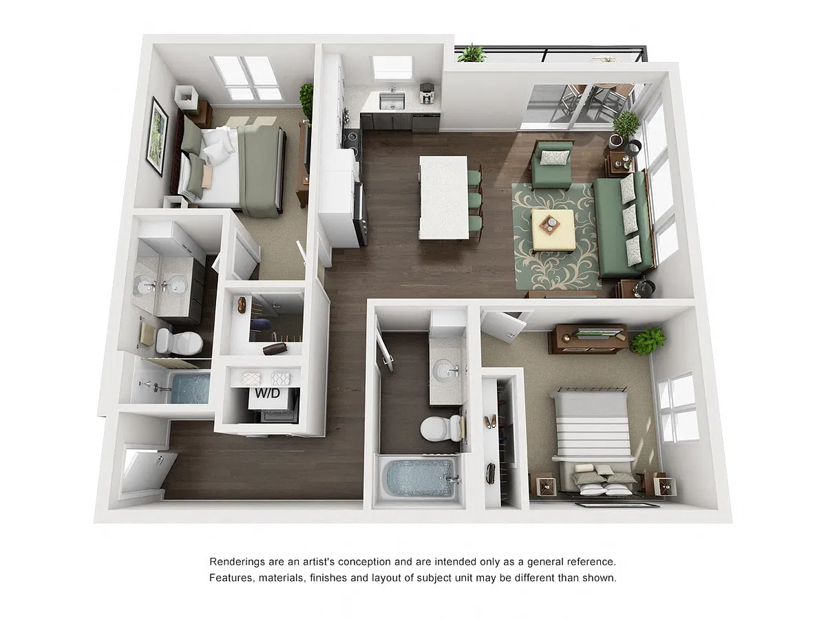 Floor plan 2X2