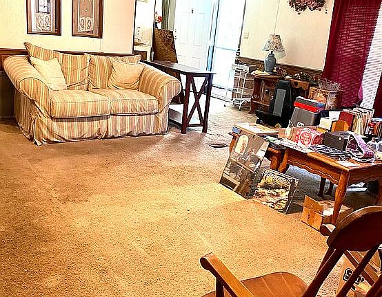 Living room with foyer