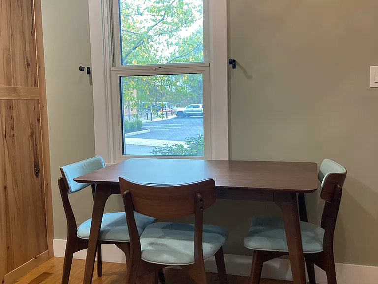 Dinette just off kitchen space. All open.