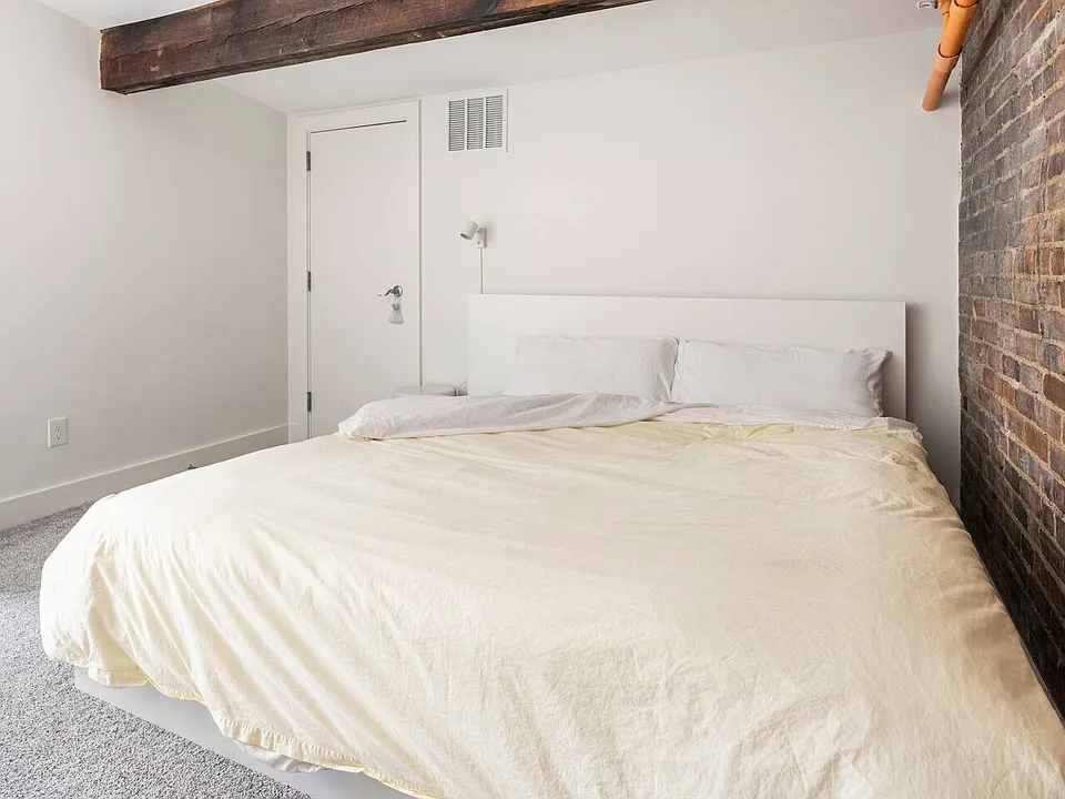Second-floor bedroom with plenty of space for a king-size bed