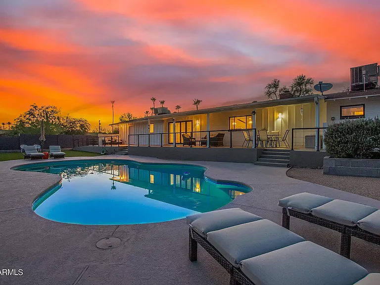 Pool and back patio