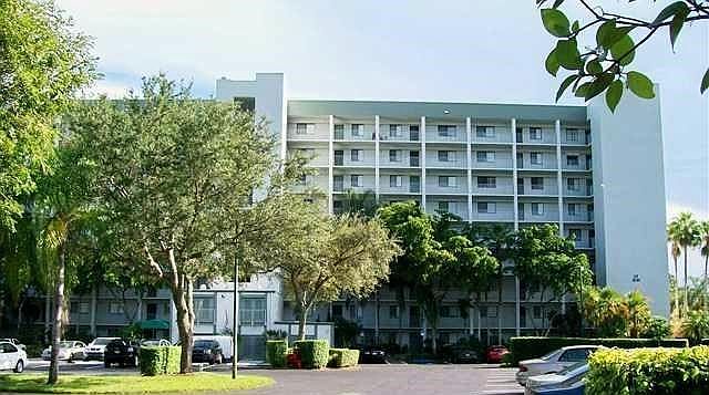 front of building