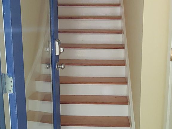 Stairs up to the apartment