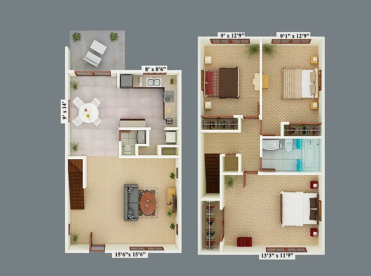Floor plan Bay Breeze