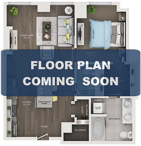 Floor plan One Bedroom