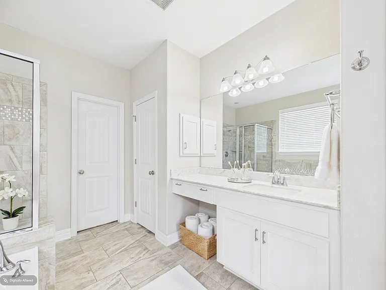 Primary Bathroom dual vanities